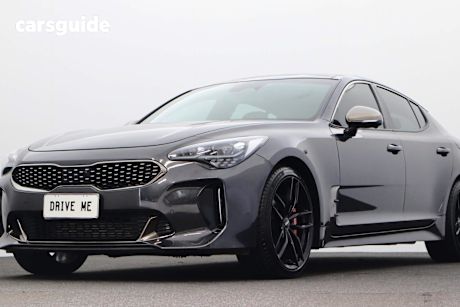 Grey 2022 Kia Stinger Sedan 3.3 Gt (Black Leather)