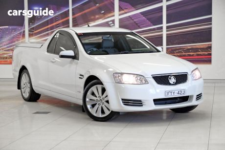White 2013 Holden UTE Utility