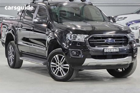 Black 2021 Ford Ranger Double Cab Pick Up Wildtrak 2.0 (4X4)
