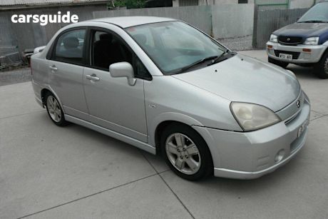 Silver 2003 Suzuki Liana Sedan Gs