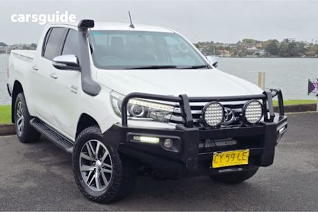 Black 2017 Toyota Hilux Dual Cab Utility Sr5 (4X4)