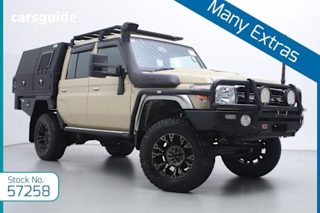 Beige 2020 Toyota Landcruiser Double Cab Chassis Gxl (4X4)