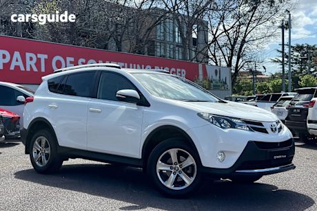 White 2014 Toyota RAV4 Wagon Gxl (2Wd)