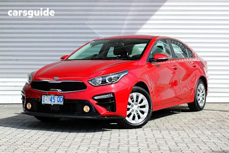 Red 2019 Kia Cerato Sedan S