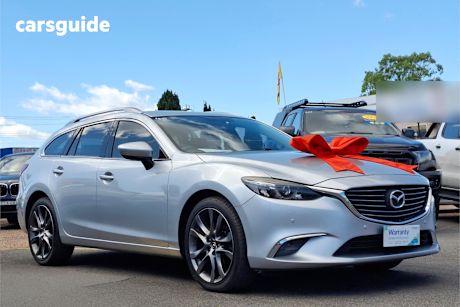Silver 2015 Mazda 6 Wagon Gt