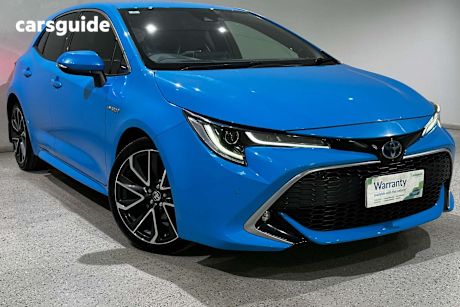 Blue 2020 Toyota Corolla Hatchback Zr Hybrid