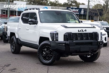 White 2025 Kia Tasman Double Cab Pick Up X-Pro (4X4) (0.9T) Bdy Fender