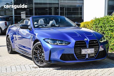 Blue 2025 BMW M4 Convertible Competition M Xdrive