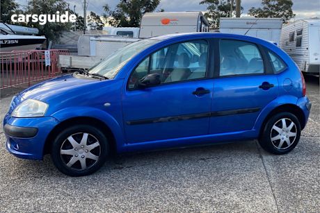 Blue 2005 Citroen C3 Hatchback Sx