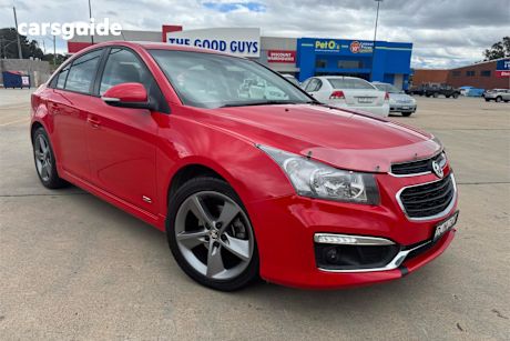Red 2016 Holden Cruze Sedan Sri Z-Series