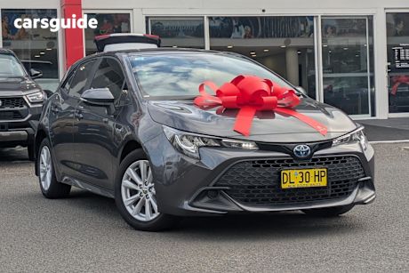 Grey 2024 Toyota Corolla Hatchback Ascent Sport Hybrid