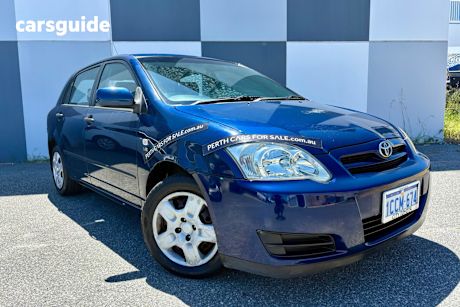 Blue 2005 Toyota Corolla Hatch ASCENT