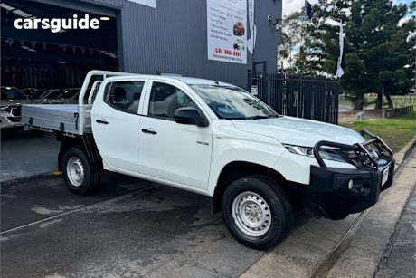 White 2019 Mitsubishi Triton Double Cab Chassis Glx Adas (4X4)