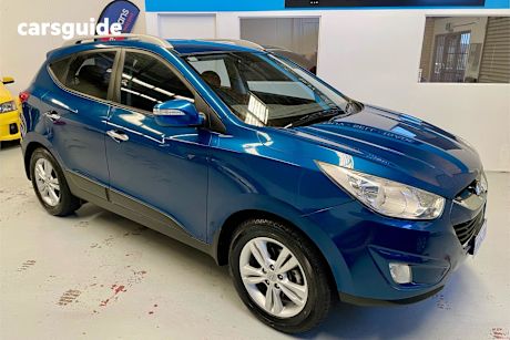 Blue 2010 Hyundai IX35 Wagon Elite (Awd)