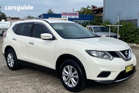 White 2016 Nissan X-Trail Wagon St (Fwd)