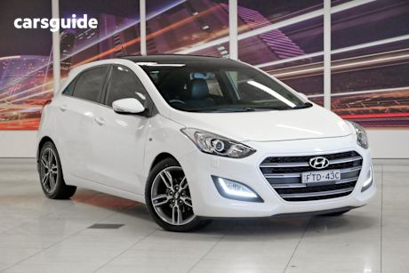 White 2016 Hyundai I30 Hatchback Sr Premium