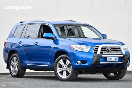 Blue 2008 Toyota Kluger Wagon Kx-S (Fwd)