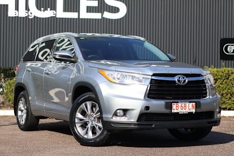 Silver 2014 Toyota Kluger Wagon Gxl (4X4)