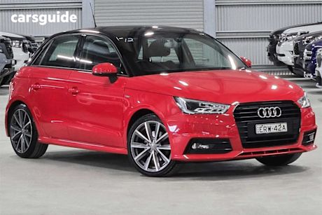 Red 2018 Audi A1 Hatchback Sportback 1.4 Tfsi Sport