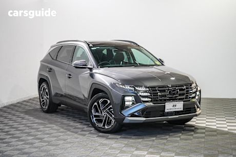 Grey 2025 Hyundai Tucson Wagon Premium Hybrid (Awd)