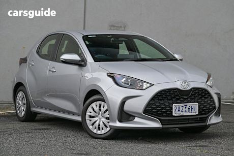 Silver 2024 Toyota Yaris Hatchback Ascent Sport Hybrid