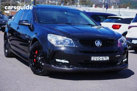 Black 2015 Holden Commodore Sedan Ss-V Redline