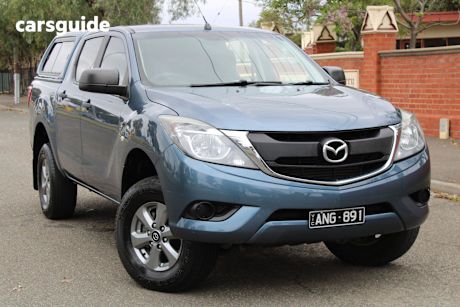 Blue 2017 Mazda BT-50 Dual Cab Utility Xt (4X2)