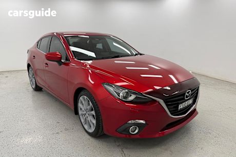 Red 2014 Mazda 3 Sedan Sp25 Gt