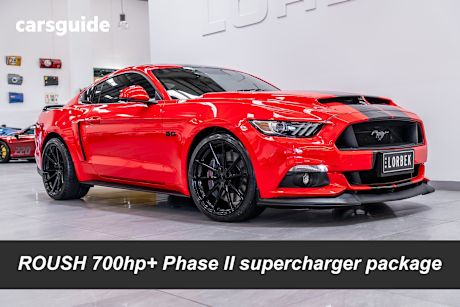 Red 2017 Ford Mustang Coupe Fastback Gt 5.0 V8