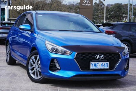 Blue 2017 Hyundai I30 Hatchback Active