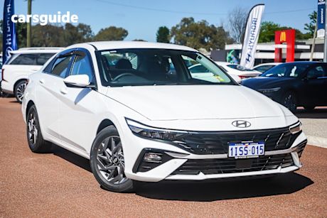 White 2025 Hyundai I30 Sedan Hev 1.6P Dct