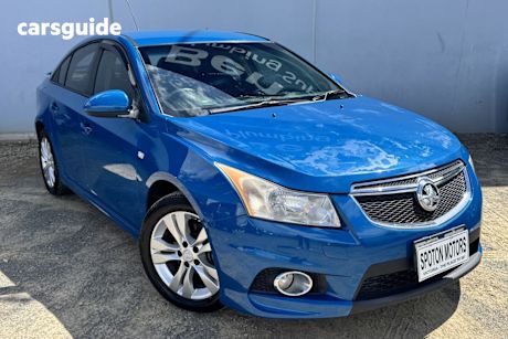 Blue 2013 Holden Cruze Sedan Sri