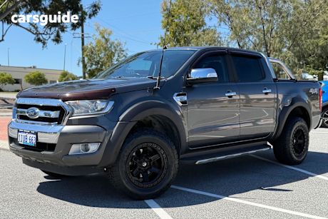 Grey 2018 Ford Ranger Dual Cab Utility Xlt 3.2 (4X4)