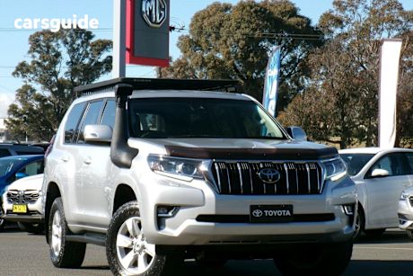 Silver 2018 Toyota Landcruiser Prado Wagon Gxl (4X4)