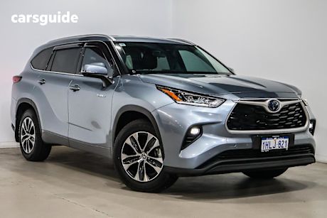 Blue 2021 Toyota Kluger Wagon Gxl Hybrid Awd