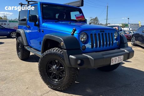 Blue 2014 Jeep Wrangler Sedan SPORT (4X4)