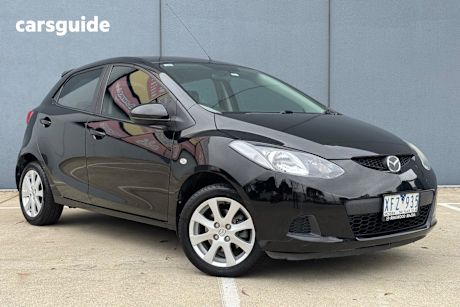 Black 2009 Mazda 2 Hatchback Maxx