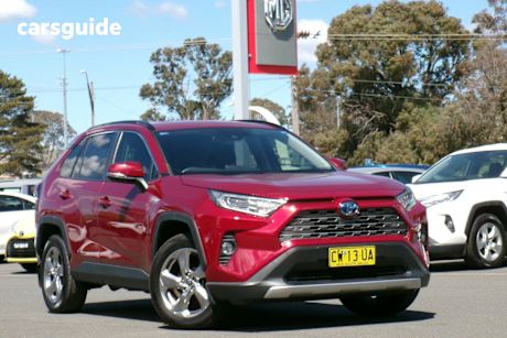 Red 2019 Toyota RAV4 Wagon Gxl Awd Hybrid