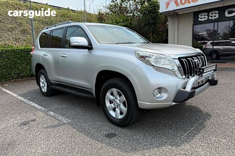 Silver 2015 Toyota Landcruiser Prado Wagon Gxl (4X4)