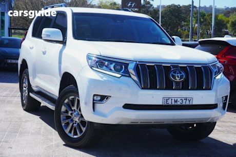 White 2020 Toyota Landcruiser Prado Wagon Vx