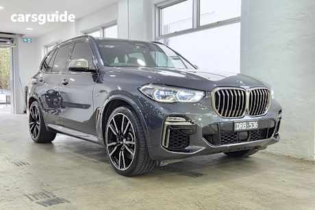 Grey 2019 BMW X5 Wagon M50D