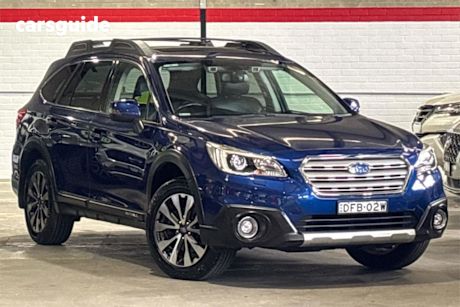 Blue 2016 Subaru Outback Wagon 2.5I Premium