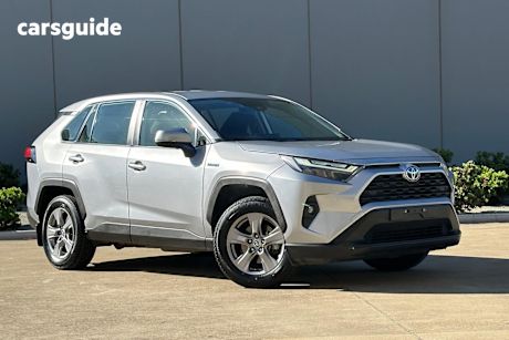 Silver 2022 Toyota RAV4 Wagon Gx (2Wd) Hybrid