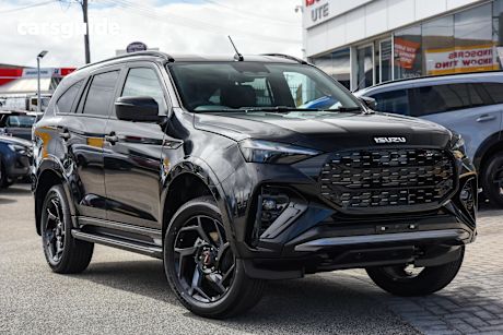 Black 2025 Isuzu MU-X SUV
