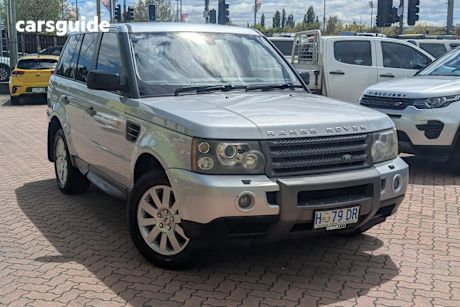 Silver 2006 Land Rover Range Rover Sport SUV TDV6 4X4