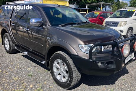 Brown 2013 Mitsubishi Triton Double Cab Utility Glx-R (4X4)