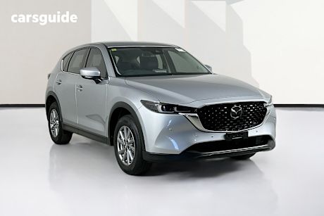 Silver 2022 Mazda CX-5 Wagon Touring (Awd)
