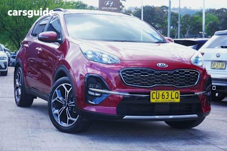 Red 2019 Kia Sportage Wagon Gt-Line (Awd)
