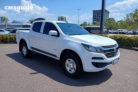 White 2018 Holden Colorado Crew Cab Pickup Ls (4X2)