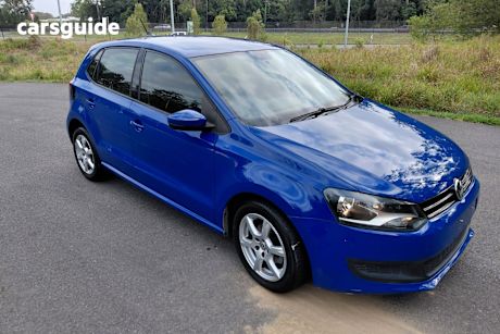 Blue 2013 Volkswagen Polo Hatchback 77 Tsi Comfortline